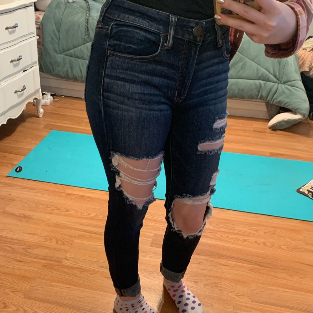 Ripped High Rise Jegging - Picture 5 of 7